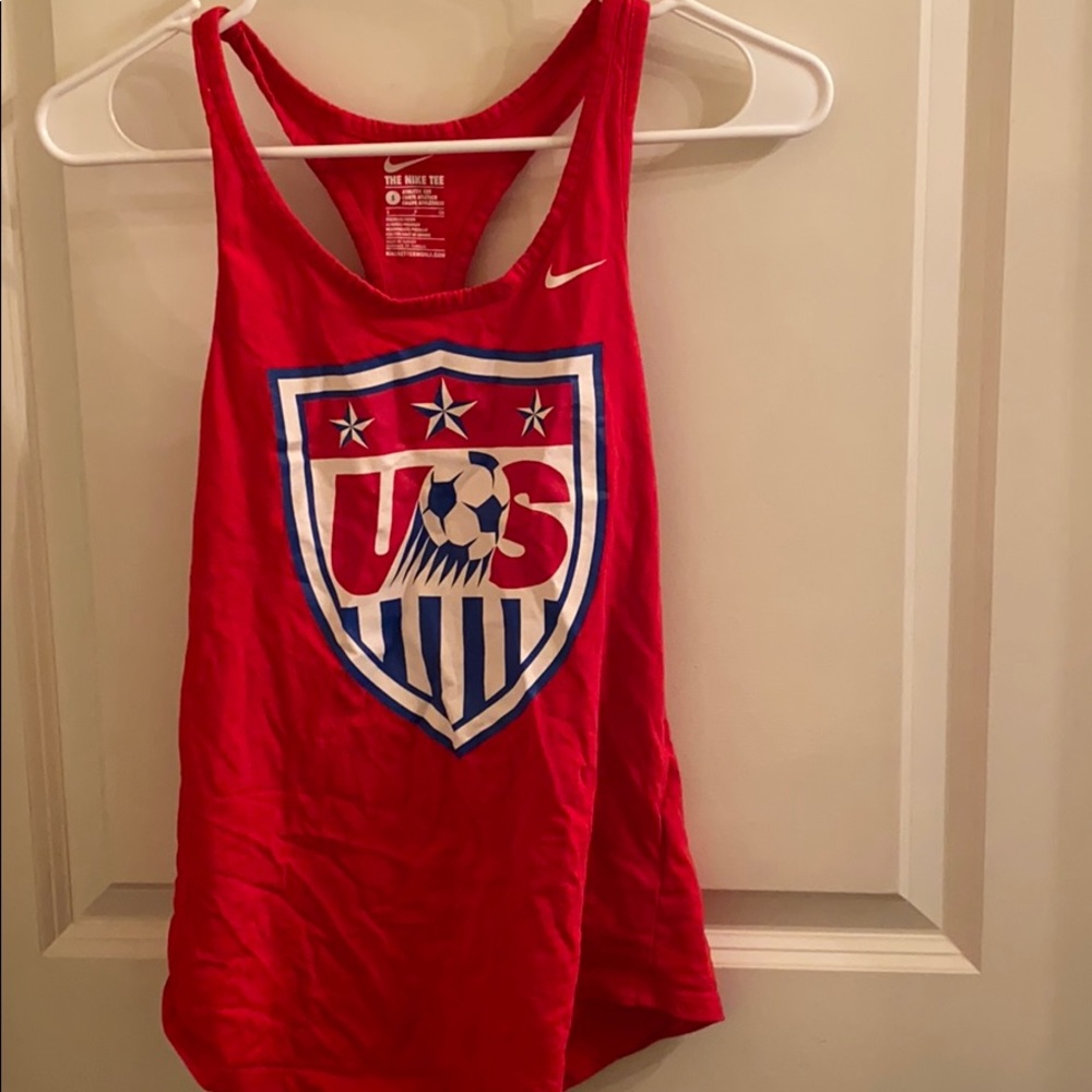 USA soccer team tank top
